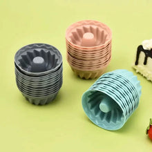 Load image into Gallery viewer, 12-Pieces: Silicone Heritage Bundtlette Cake Mold
