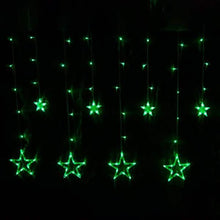 Load image into Gallery viewer, 12 Stars 138 LED Curtain String Lights
