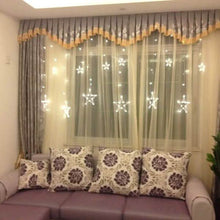 Load image into Gallery viewer, 12 Stars 138 LED Curtain String Lights
