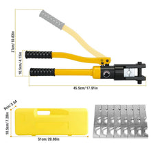 将图片加载到图库查看器，12 Ton Hydraulic Wire Crimper
