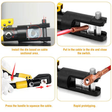 将图片加载到图库查看器，12 Ton Hydraulic Wire Crimper
