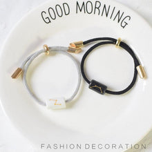Load image into Gallery viewer, 12 Zodiac Bracelet Charm Jewelry Adjustable Braided Rope Couple Bracelets Handmade Navy String Bracelet With Metal Knot Men Women Braided Bracelets Gifts
