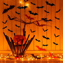 Load image into Gallery viewer, 120-Piece: 3D Bat Halloween Decoration Stickers
