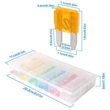 Load image into Gallery viewer, 120-Pieces: Mini Auto Blade Fuse Set

