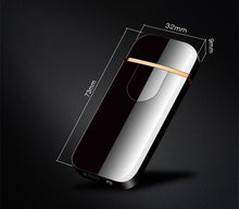 Load image into Gallery viewer, Modern Touch Electric lighter Plasma Lighters Dual arc Lighter USB lighters Flameless Rechargeable Lighter Windproof Lighter Electric lighters for  Men Gift Gadgets Accessories
