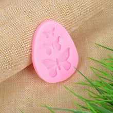 Load image into Gallery viewer, 1/2/3Pcs 3D Silicone Baking Mold Butterfly Leaf Mould Chocolate Fondant Cake Decorating Tool Temperature Resistance 3D Leaf Shaped Silicone Mold Fondant Mold Cupcake Cake Decoration
