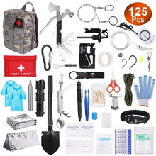 Load image into Gallery viewer, 125-Pieces: Emergency Survival Gear Tactical for Outdoor Adventure
