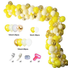 将图片加载到图库查看器，129Pcs Purple And Gold Balloons For Happy Birthday Foil Balloons Banner Circle Dots Garland Birthday Party Decorations Birtdhay Ballons Decoration
