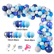 将图片加载到图库查看器，129Pcs Purple And Gold Balloons For Happy Birthday Foil Balloons Banner Circle Dots Garland Birthday Party Decorations Birtdhay Ballons Decoration
