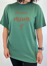 Load image into Gallery viewer, The Best Mum Unisex Bamboo Viscose/Organic Cotton Short Sleeve Graphic T-Shirt
