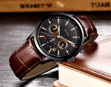 Load image into Gallery viewer, Men's  Waterproof Watch With Chronometers Day View Sport Analog Watches Excellent Look Perfect Gift For Him
