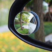 将图片加载到图库查看器，1/2PCS HD 360 Degree Wide Angle Adjustable Car Rear View Convex Mirror Auto Rearview Back Mirror Vehicle Blind Spot Rimless Automotive Blind Spot Mirrors Small Round Convex Adjustable 360°Rotate Wide Angle Car Rear View Side Mirror Wide Angle Mirror
