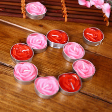 Load image into Gallery viewer, 12PCS/set Blinking Aromatherapy Smokeless Valentine's Day Delicate Boxed Rose Romantic Marriage Proposal Candles Rose Tea light Candles Handmade Delicate Rose Flower Candles For Valentine Day Party Wedding Spa Home Decoration Gifts Decoration
