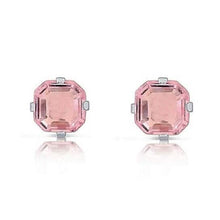 Load image into Gallery viewer, 1.3 Carat Cz Asscher-Cut Sterling Silver Stud Earrings
