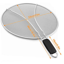 Load image into Gallery viewer, 13-Inch Stainless Steel Grease Splatter Screen
