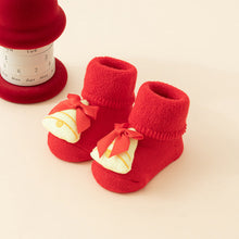 将图片加载到图库查看器，Baby Socks Christmas Newborn For Baby Boys/Girls Christmas Floor Socks Anti-Slip Baby Step Socks For Baby Kids
