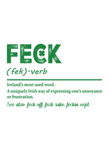 Load image into Gallery viewer, Feck Irish St Patricks Day Unisex Bamboo/Cotton Graphic T-Shirt
