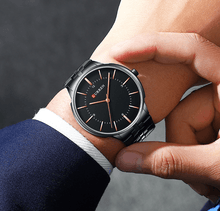 Load image into Gallery viewer, Men's  Waterproof Watch With Shining Bracelet In Five Modern Designs Perfect Gift For Your Loved One
