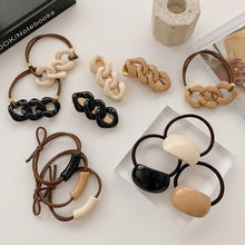 Load image into Gallery viewer, 1/3Pcs/Set Women Scrunchie Hair Ties Ponytail Holder Headband Rubber Bands Fashion Elastic Hair Bands Hair Rope Gorgeous Hair Accessories For Women
