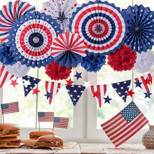 Load image into Gallery viewer, 14-Piece: Patriotic Party Decorations Set
