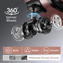 Load image into Gallery viewer, 3-Piece Hard Shell Luggage Set with TSA Lock – 20/24/28 Inch 360° Spinner Wheels
