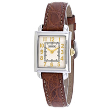 将图片加载到图库查看器，Coach Women's Brown Leather Silver Quartz
