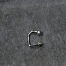将图片加载到图库查看器，14G Stainless Steel LIPPYLOOP Ball Spike Labret
