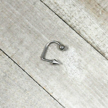 将图片加载到图库查看器，14G Stainless Steel LIPPYLOOP Ball Spike Labret
