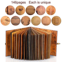 将图片加载到图库查看器，146 page Travel Photo Album Journal Adventure Book For Traveling Office Home School Business Writing Gift Memory Album Cover Refillable Notebook Photo Album
