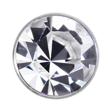 Load image into Gallery viewer, 20G Stainless Steel Crystalline Gem Micro Nose Bone
