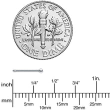 Load image into Gallery viewer, 20G Stainless Steel Crystalline Gem Micro Nose Bone
