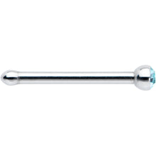 将图片加载到图库查看器，20G Stainless Steel Aqua Gem Micro Nose Bone
