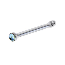 将图片加载到图库查看器，20G Stainless Steel Aqua Gem Micro Nose Bone

