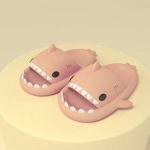 Load image into Gallery viewer, New Men and Women Summer Slippers Lovely Shark Shape Slides Outdoor Women Shoes Flip Flops Lightweight Open Toe Beach Pool Slides Sandals Shark Shower Slipper
