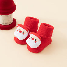 将图片加载到图库查看器，Baby Socks Christmas Newborn For Baby Boys/Girls Christmas Floor Socks Anti-Slip Baby Step Socks For Baby Kids
