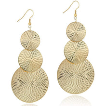 将图片加载到图库查看器，14K Gold Drop Dangle Earrings
