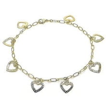 将图片加载到图库查看器，14k Gold Fill Heart Anklet
