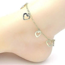将图片加载到图库查看器，14k Gold Fill Heart Anklet
