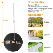 Load image into Gallery viewer, 15" High Pressure Flat Surface Cleaner
