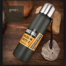 Load image into Gallery viewer, 1500ml Water Bottle Stainless Steel Cold Hydroflask Thermos Large Capacity Thermal Mug Cup Sport Cycling Vacuum Flask Insulated  Vacuum Insulated Thermos Water Bottle with Wide Mouth Cup BPA-Free Stainless Steel Water Bottles
