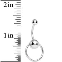 Load image into Gallery viewer, 316L Stainless Steel BCR Ball Belly Ring
