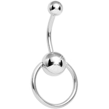 Load image into Gallery viewer, 316L Stainless Steel BCR Ball Belly Ring
