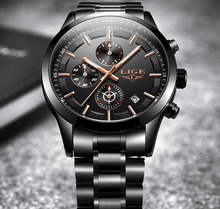 Load image into Gallery viewer, Men's Waterproof  Watch With Chronometers And Date Display Unique Design Perfect Gift
