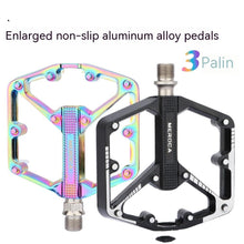 Load image into Gallery viewer, Bicycle Pedal Non-Slip  Bike Pedals Aluminum Alloy Flat Platform Applicable Waterproof Cycling Accessories Bike Pedals Road Bicycle Pedals Cleats Set Clipless Pedals Compatible With Road Bikes
