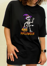 Load image into Gallery viewer, Happy Halloween Unisex Bamboo Viscose/Organic Cotton Short Sleeve Graphic T-Shirt
