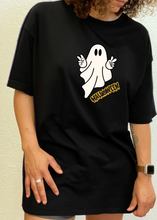 Load image into Gallery viewer, Halloween Ghost Unisex Bamboo Viscose/Organic Cotton Short Sleeve Graphic T-Shirt
