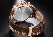 Load image into Gallery viewer, Men's  Sports Waterproof Watch With Chronometers And Leather Belt Multifunction Wristwatch Unique Design Perfect Gift
