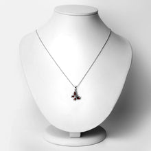 Load image into Gallery viewer, 0.80 Carat Genuine Garnet .925 Sterling Silver Pendant
