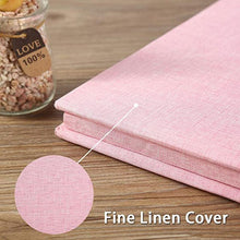 Load image into Gallery viewer, 16-inch 20 Pages Self Adhesive Photo Album DIY Scrapbook Rustic Linen Cloth Cover Personalize Album for Wedding Memory Album  Home Decor House Decoration DIY Memorable Gifts For Loved Ones
