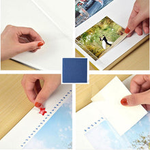 Load image into Gallery viewer, 16-inch 20 Pages Self Adhesive Photo Album DIY Scrapbook Rustic Linen Cloth Cover Personalize Album for Wedding Memory Album  Home Decor House Decoration DIY Memorable Gifts For Loved Ones
